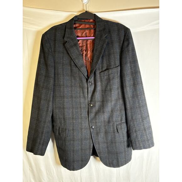 Stewart Hall Other - Stewart Hall 5th Ave Blazer 42 Wool Coat Jacket Retro Old money 3 Button